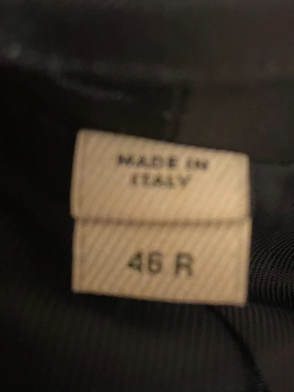 Burberry Men’s Black Tuxedo Suit 46R Made in Italy Wool Mohair Blend